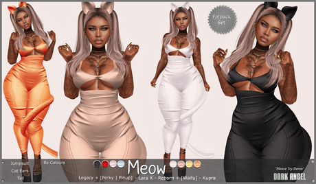 Second Life Marketplace - Dark Angel : Meow Set - Fatpack [Legacy|Pinup